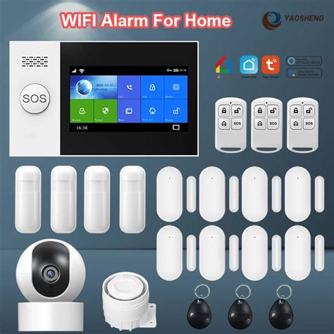 Tuya Smart Alarm Domowy GSM WIFI Home W Amywacz System Alarmowy Smart