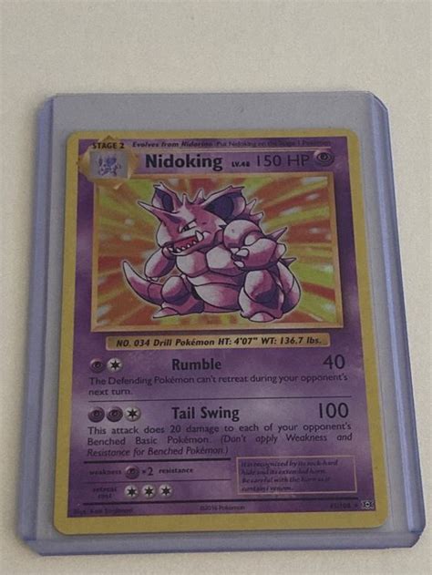 Nidoking Holo 45 Pokémon Evolutions Kaufen auf Ricardo