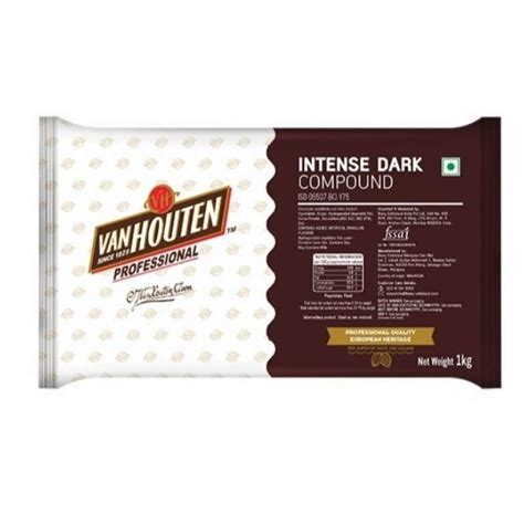 Jual Coklat Van Houten Intense Dark Compound Chocolate Kg Professional