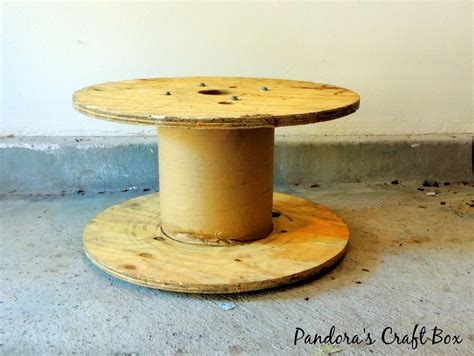 Repurposed Wooden Cable Spool Diy Inspired