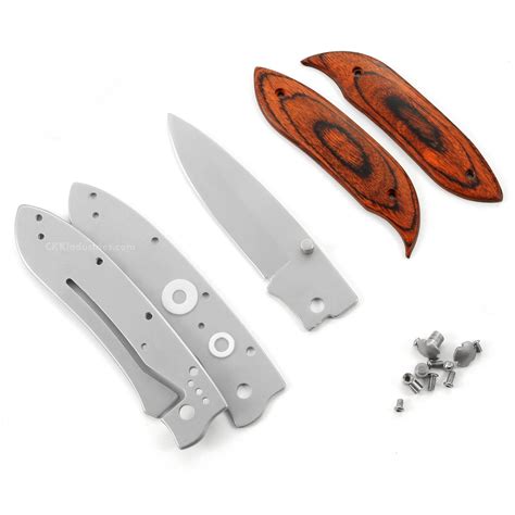 Fl006 Frame Lock Folding Knife Kit Wcocobolo Dymondwood Handles