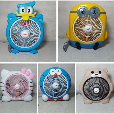 Jual Kipas Angin Karakter Sanex Mini Fan Karakter Listrik Kipas