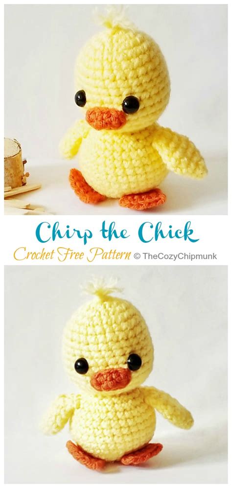 Amigurumi Spring Chicks Crochet Free Pattern Crochet Knitting