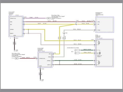 Electrical Diagram Fuel Pump Driver Module 2001 Mustang 2000