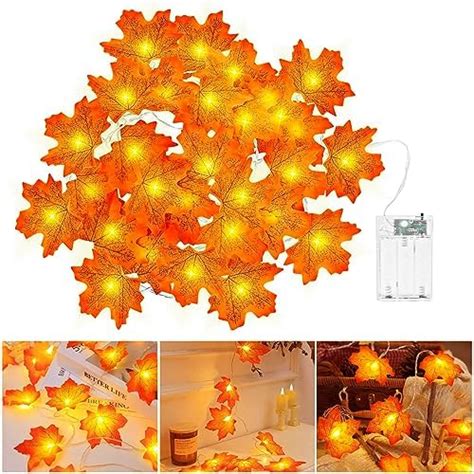 Cshare Guirlande D Automne Decoration Automne Pour Halloween 3 M 20