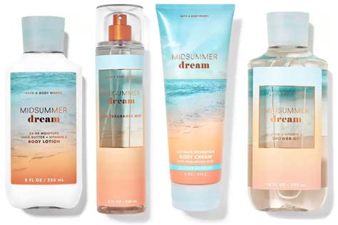 Bath And Body Works Midsummer Dream Fragrance Collection The Perfume Girl