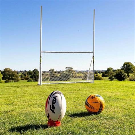 10 X 6 Forza Combi Rugby And Football Goal Posts Net World Sports