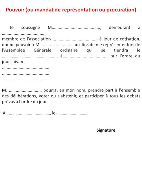 Exemple De Lettre Pour Une Procuration Covering Letter Example