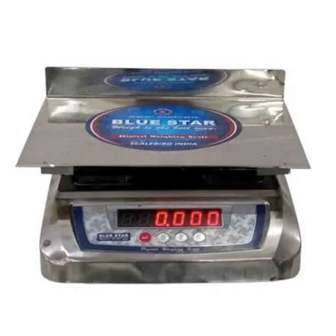 Blue Star Digital Table Top Scale S S Regular Size 250x300 Mm