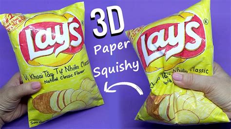 C Ch L M Squishy Gi Y B Nh Snack Lays D Diy Lays Chips Paper Squishy