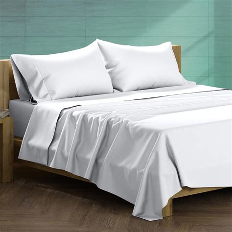 Amazon.com: XOOX Linen 100% Egyptian Cotton Sheets King Size Bed Set
