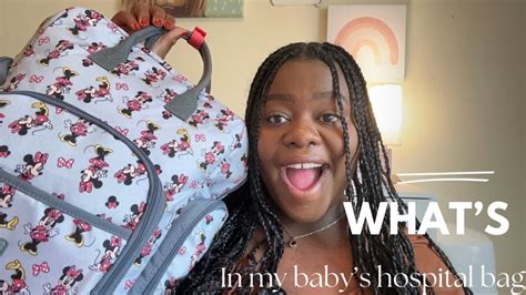 Whats In My Babys Hospital Bag First Time Mom Youtube