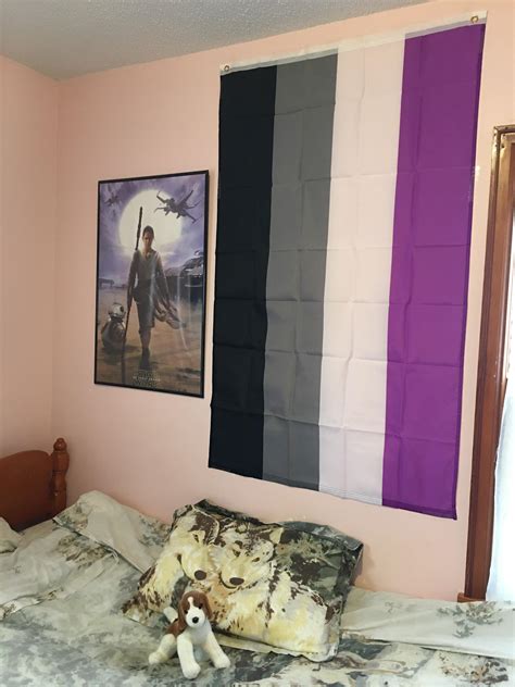 My Ace Flag Arrived Today 🖤🤍💜 R Asexuality