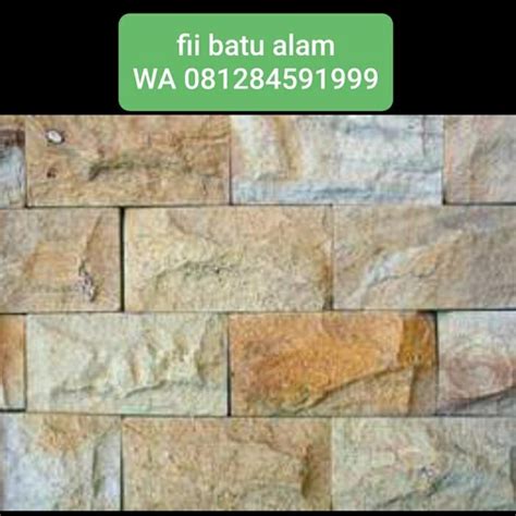 Jual Batu Alam Rta Palimanan 10x20cm Shopee Indonesia