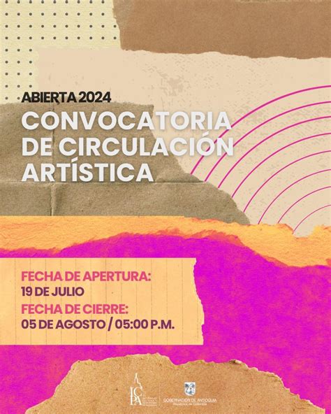 Abierta Convocatoria de Circulación Artística 2024 Muy Integral