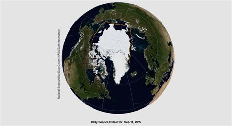 Arctic Sea Ice Reaches Fourth Lowest Extent In The Satellite Record