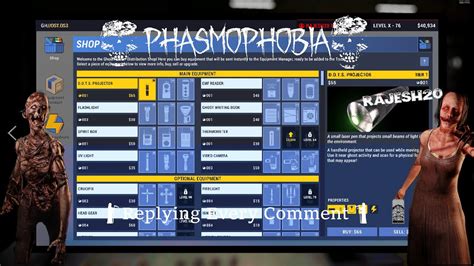 New Shop Live Phasmophobia Replying Every Comment Rajesh