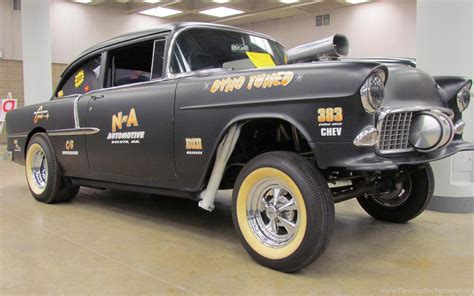 1955 CHEVROLET GASSER DRAG CAR WALLPAPER ( Desktop Background