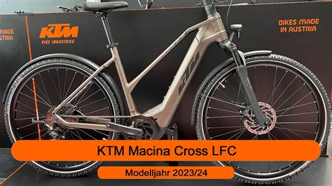 KTM Macina Cross LFC Modelljahr 2023 2024 YouTube