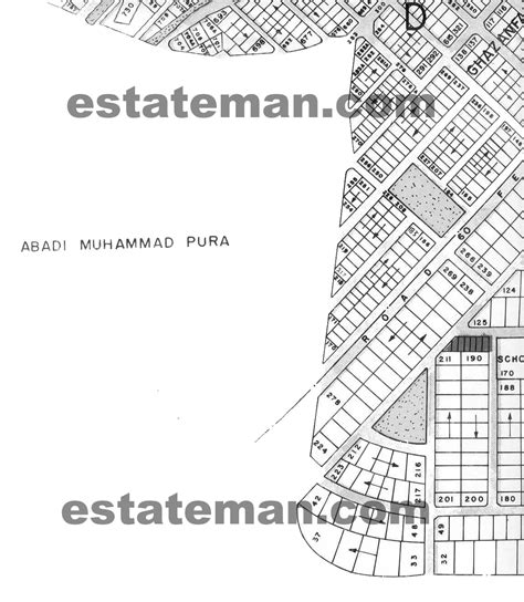 Map of Faisal Town & Model Town Extension, Lahore