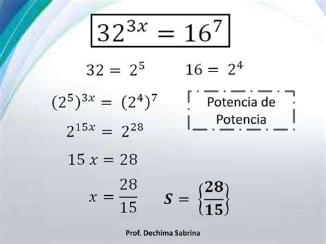 Ecuaciones Exponenciales Ppt