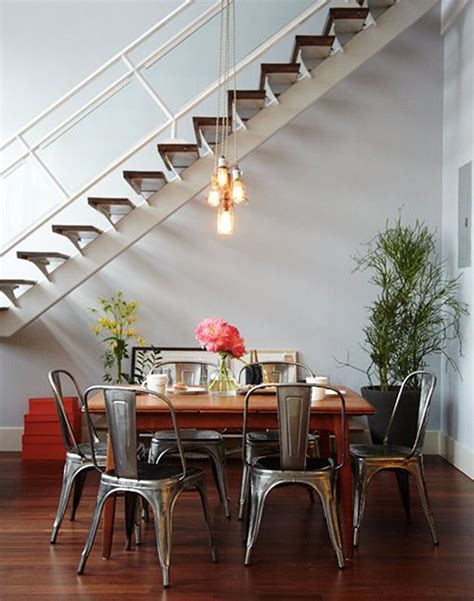 Industrial Meets Mid Century Modern Dining Room