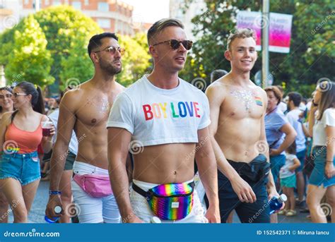 Madrid Spain July Gay Pride Orgullo Gay Parade Editorial