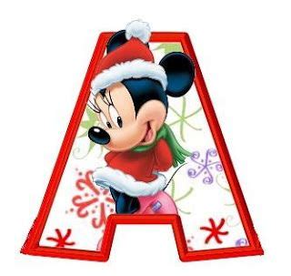 Alfabeto Navide O De Personajes Disney Xmas Letter Christmas Alphabet