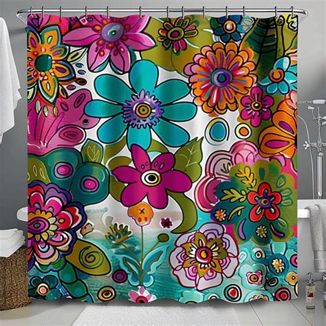 Transform Your Bathroom With A Stunning Bohoinspired Shower Curtain