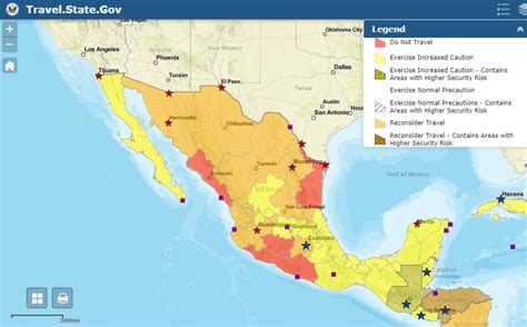 Current Mexico Travel Warning Map Aubrie Stephani