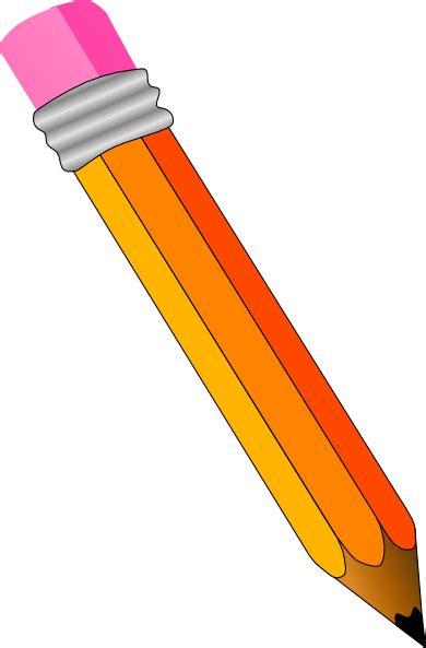 Pencil clip art Free Vector / 4Vector