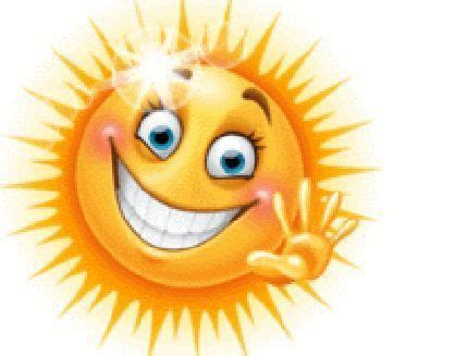 Lachende Sonne Clipart