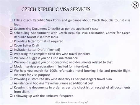 Czech republic Tourist Visa Documents | Process and Places to Visit | PPT