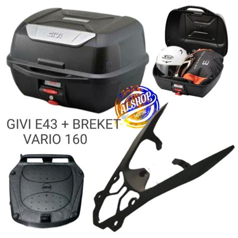 Jual Paketan Box Givi E E Ntl Dan Breket Box Honda Vario Cc