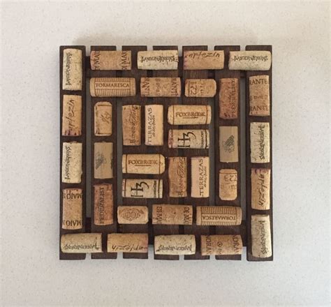 Wine Cork Hot Plate Trivet Wine Cork Hot Plate Crafts