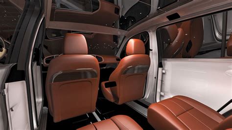 Luxury SUV Simple Interior 3D Model $99 - .max .ma .lxo .obj .3ds ...