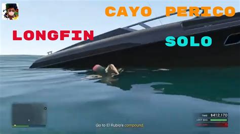 Gta 5 Cayo Perico Heist Solo Longfin Approach Youtube