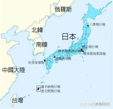 美军驻日军事基地分布在哪里？ 知乎