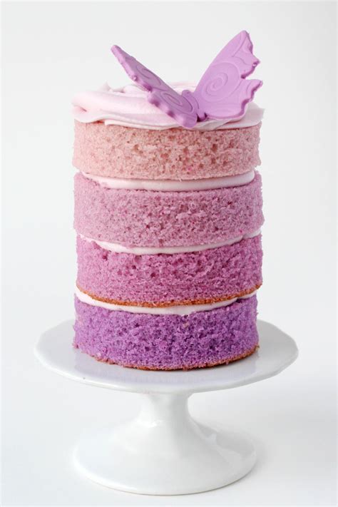 Purple Ombre Mini Cakes Glorious Treats