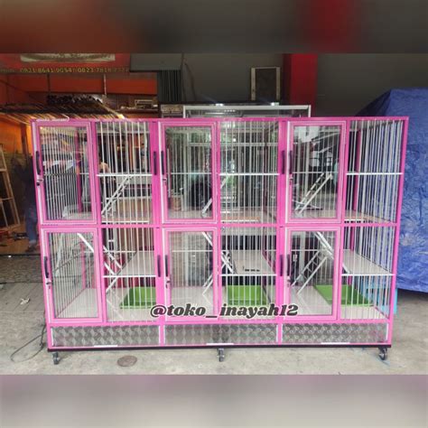 Jual Kandang Kucing 2 Lantai 6 Kamar Jumbo Wilayah Palembang Shopee