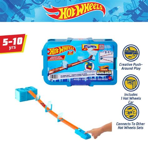 Hot Wheels Hnj Ice Crash Track Builder Starter Boxes Shopee Malaysia