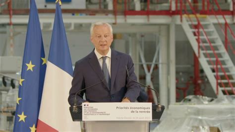 Inflation Dépenses Publiques Impôts Ce Quil Faut Retenir Du Discours De Rentrée De Bruno Le