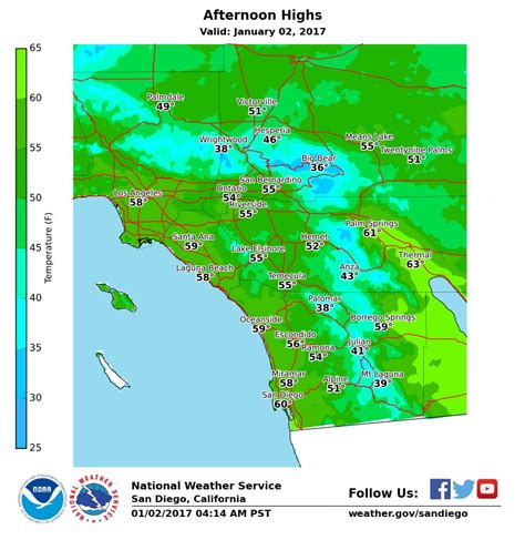 South OC Beaches Weather Monday January 2 2017 – South OC Beaches