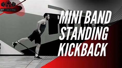 Standing Mini Band Kickback Kick Arrière Fessiers Debout élastique