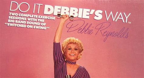 Debbie Reynolds Lost Fitness Video Do It Debbies Way Go Retro