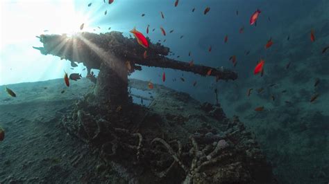 El Barco Hundido Por Los Nazis Durante La II Guerra Mundial En El Mar