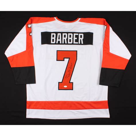 Bill Barber Signed Philadelphia Flyers "The Swan" Jersey (JSA COA) | Pristine Auction