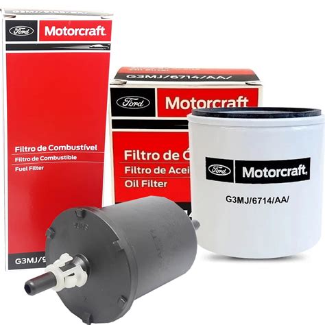 Kit Filtros De Leo E Combust Vel Original Ford Motorcraft New Fiesta