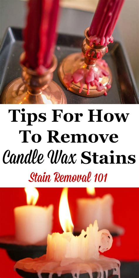 How To Remove Candle Wax Stains Tips