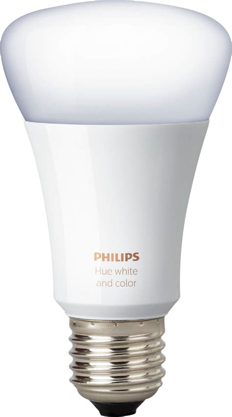 Best Buy Philips Hue A Smart Led Bulb White And Color Ambiance